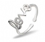 925 Sterling Silver Adjustable Womens Ring