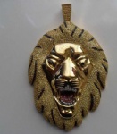Lion Hip Hop Pendant Sterling Silver Jewelry