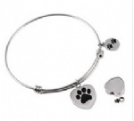 Stainless Steel Urn Cremation Bracelet Memorial Jewelry