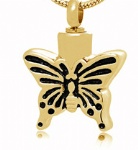Butterfly Stainless Steel Cremation Pendant
