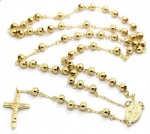 Stainless Steel Rosary Catholic Necklace Jesus