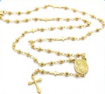 Stainless Steel Rosary Catholic Necklace