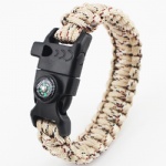 Paracord Survival Bracelet outdoor bracelet with compass