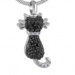 D-716 Cat pendant pet ashes cremation jewelry