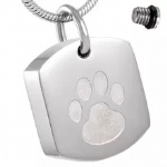 D-722 Cat Dog pendant pet ashes cremation Keepsake jewelry