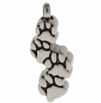 D-784 paw print pendant pet ashes cremation jewelry