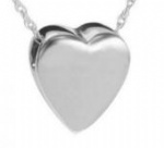 Y-852 925 sterling silver heart ashes cremation jewelry