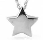 Y-859 Sterling silver star cremation jewelry