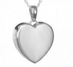 Y-875 Sterling silver heart cremation jewelry