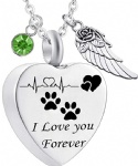 D-1552 pet urns ashes necklace cremation keepsake memorial jewelry