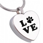 D-1571 pet urns ashes necklace cremation keepsake memorial jewelry