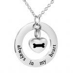 D-1579 pet urns ashes necklace cremation keepsake memorial jewelry