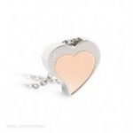 D-1598 Heart urns ashes necklace cremation keepsake memorial jewelry