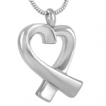 D-1611 Heart urns ashes necklace cremation keepsake memorial jewelry