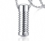 D-1664 Screw pendant urns ashes necklace cremation keepsake memorial jewelry