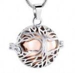 D-1682 Locket Pendant urns ashes necklace cremation keepsake memorial jewelry