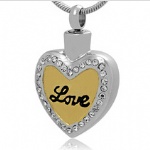 LOVE Stainless Steel Cremation Pendant