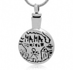 MAMA FOREVER Stainless Steel Cremation Pendant
