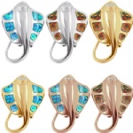 925 Sterling Silver Opal Octopus Pendant