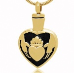 Cinerary Casket Stainless Steel Cremation Pendant
