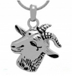 Stainless Steel Cremation Sheep Pendant
