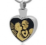 Mother and Kids Stainless Steel Cremation Pendant