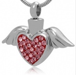 Wing Stainless Steel Cremation Pendant