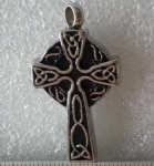 Cross Stainless Steel Cremation Pendant