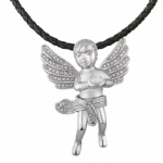 Angel Hip Hop Pendant Sterling Silver Jewelry
