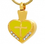 Cross Stainless Steel Cremation Pendant Memorial Jewelry