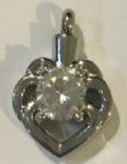 Heart Stainless Steel Cremation Pendant Memorial Jewelry