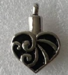 Heart Stainless Steel Cremation Pendant Memorial Jewelry