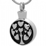 Stainless Steel Cremation Pendant Memorial Jewelry