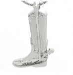 D-1204 Shoe Stainless Steel Cremation Pendant Memorial Jewelry