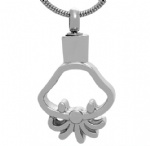 D-1427 Stainless Steel Cremation Pendant Memorial Jewelry
