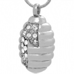 Stainless Steel Cremation Pendant Memorial Jewelry