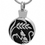 Stainless Steel Cremation Pendant Memorial Jewelry