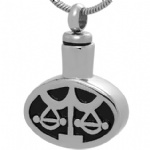 Stainless Steel Cremation Pendant Memorial Jewelry