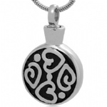 Stainless Steel Cremation Pendant Memorial Jewelry