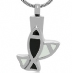 Stainless Steel Cremation Pendant Memorial Jewelry