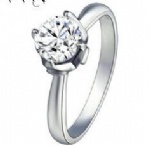 925 Sterling Silver CZ Ring