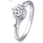 925 Sterling Silver CZ Ring