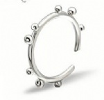 925 Sterling Silver Adjustable Womens Ring