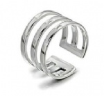 925 Sterling Silver Adjustable Womens Ring