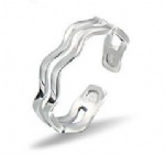 925 Sterling Silver Adjustable Womens Ring