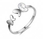 925 Sterling Silver Adjustable Womens Ring