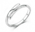 925 Sterling Silver Adjustable Womens Ring