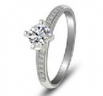 925 Sterling Silver CZ Ring