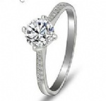 925 Sterling Silver CZ Ring