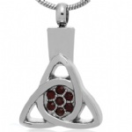Stainless Steel Urn Cremation Pendant Memorial Jewelry